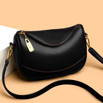 Soft Leather Handbag Purse Women Luxury Designer Shoulder Crossbody Bag Ladies Tote Hand Bags Solid Color Messenger Bag