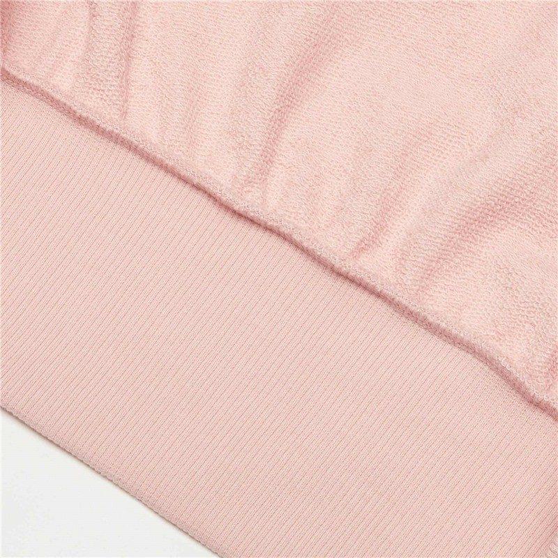 PUMA Sweatshirts Women's Pink Crew Neck Moderate Regular 531292-15
