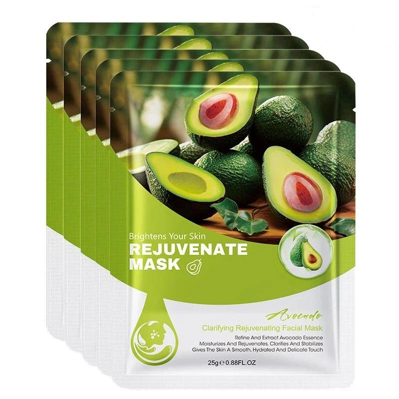 Avocado Clarifying Tender Mask Moisturizing Collagen Firming Mask Improves Rough Skin Eliminates Wrinkles and Oil Control