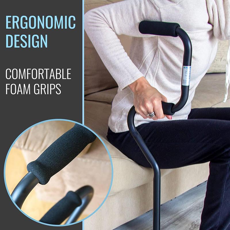 2 Stück Schwämme Walker Gehhilfe Griffabdeckung für ältere Menschen Griffzubehör für Gehstock Verdicken Ersatzgriffe Schwamm Krückengriffe