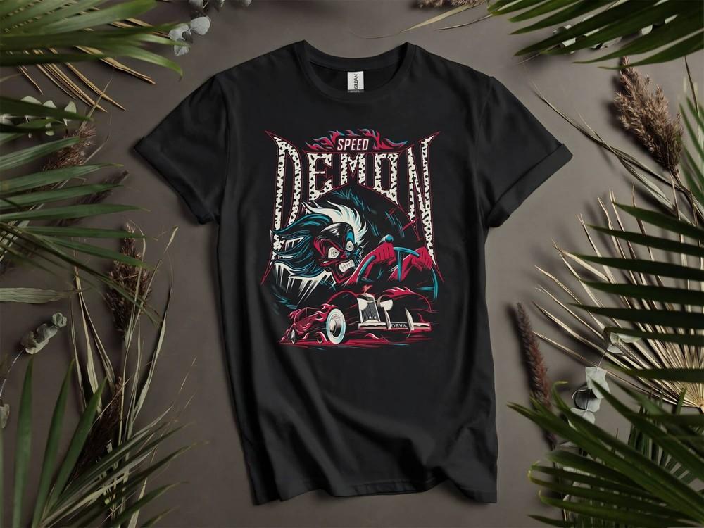 

Villains Cruella De Vil Speed T-shirt T shirt Men Women Unisex Tshirt K424 S