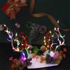 Led Light Tree Women Hair Clip Korean Style Hair Clip Hair Accessories Christmas Antlers Hairpin