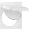 Plastic Dual Door Dryer Vent Cover with Screws Easy Install Air Conditioner Air Outlet Air Circulation Square Shape