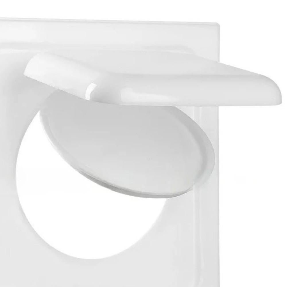 Plastic Dual Door Dryer Vent Cover with Screws Easy Install Air Conditioner Air Outlet Air Circulation Square Shape