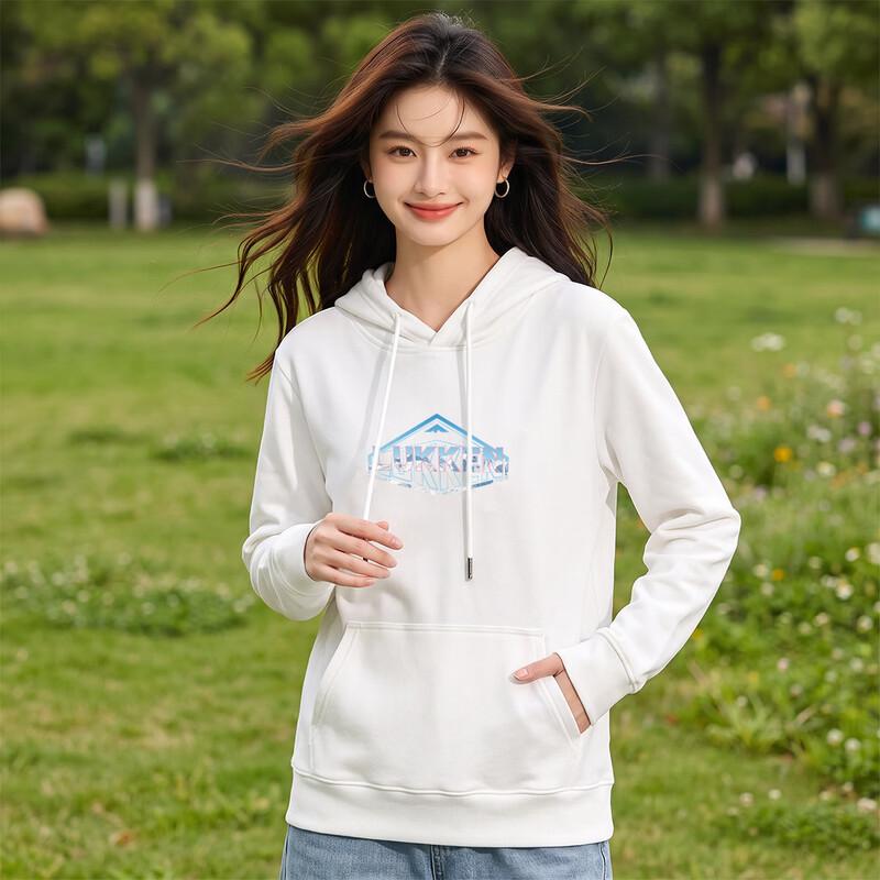 LUKKEN Letter Print Hooded Sweatshirt