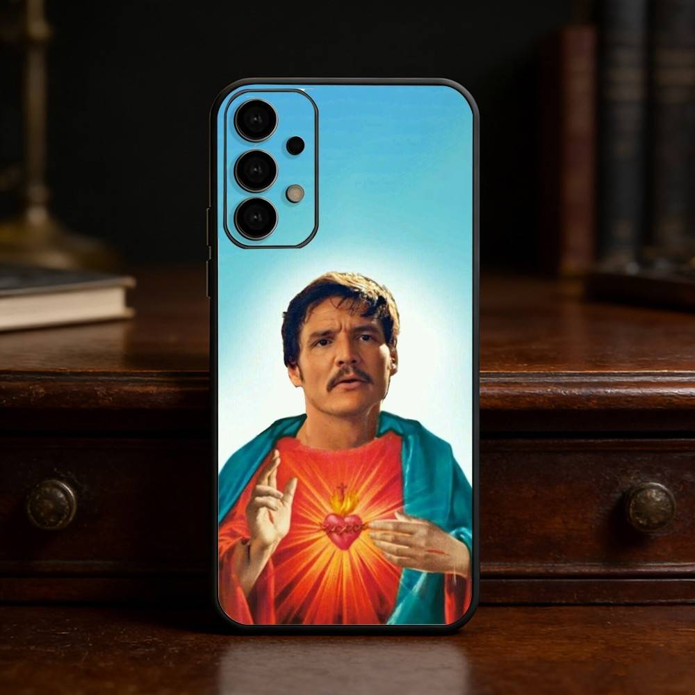Pedro Pascal phone Case For Samsung S25,24,21,22,23,30,Ultra,20,Plus,Fe,Lite,Note Soft Black Cover