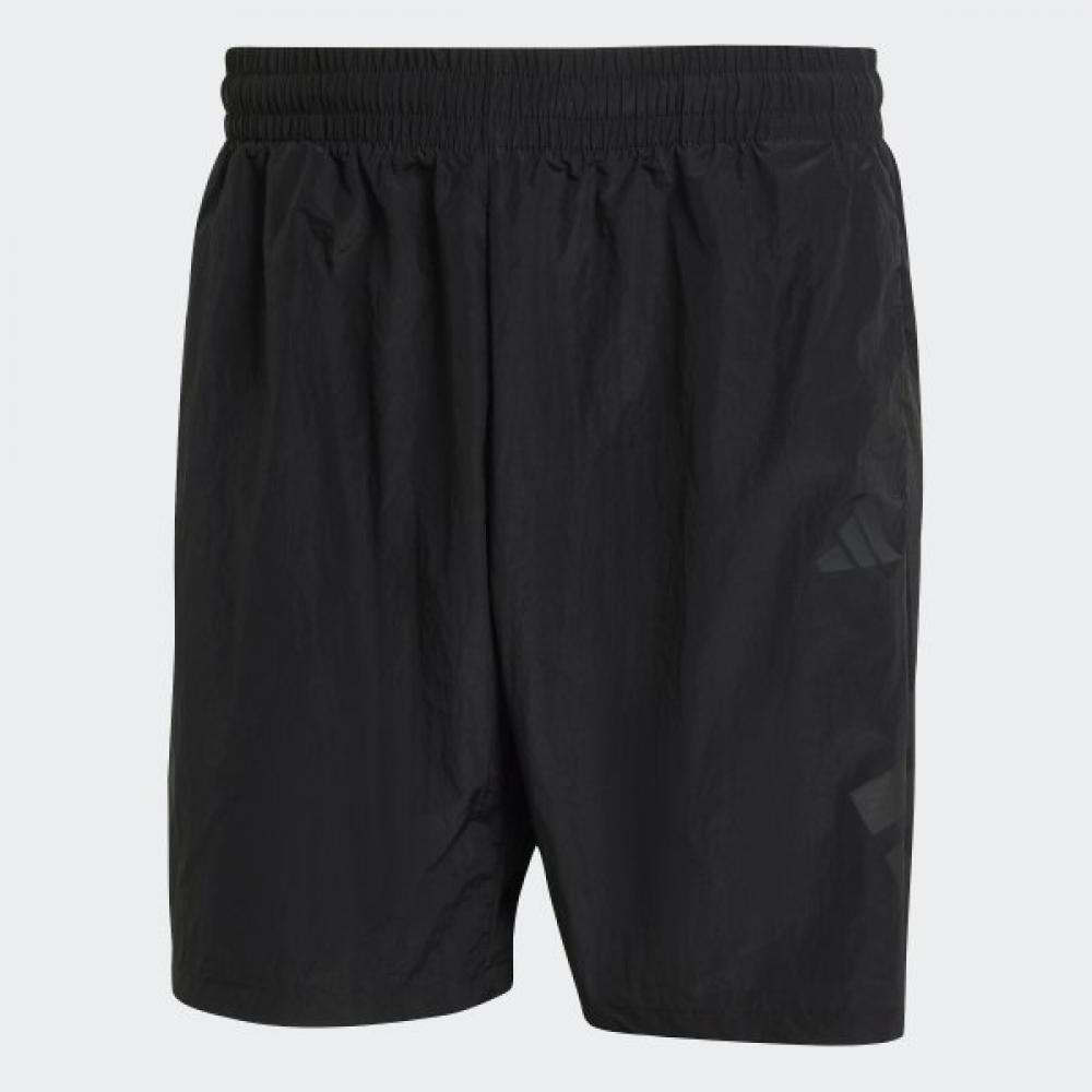 AdidaS Men S Future Icon 3S Woven ShortS Daily Woven ShortS Black
