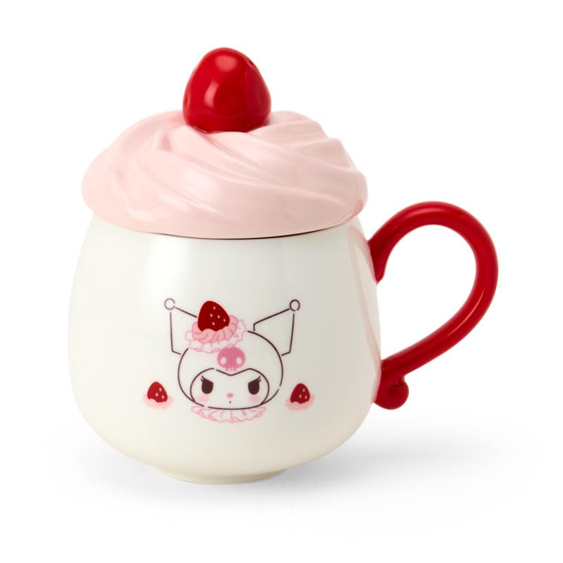 Sanrio Mug Whipped Cream Kuromi 284254 (Strawberry Cake)