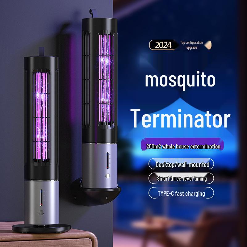 2025 USB Portable Electric Mosquito Killer Lamp - Outdoor Shock-Activated Mosquito Lamp