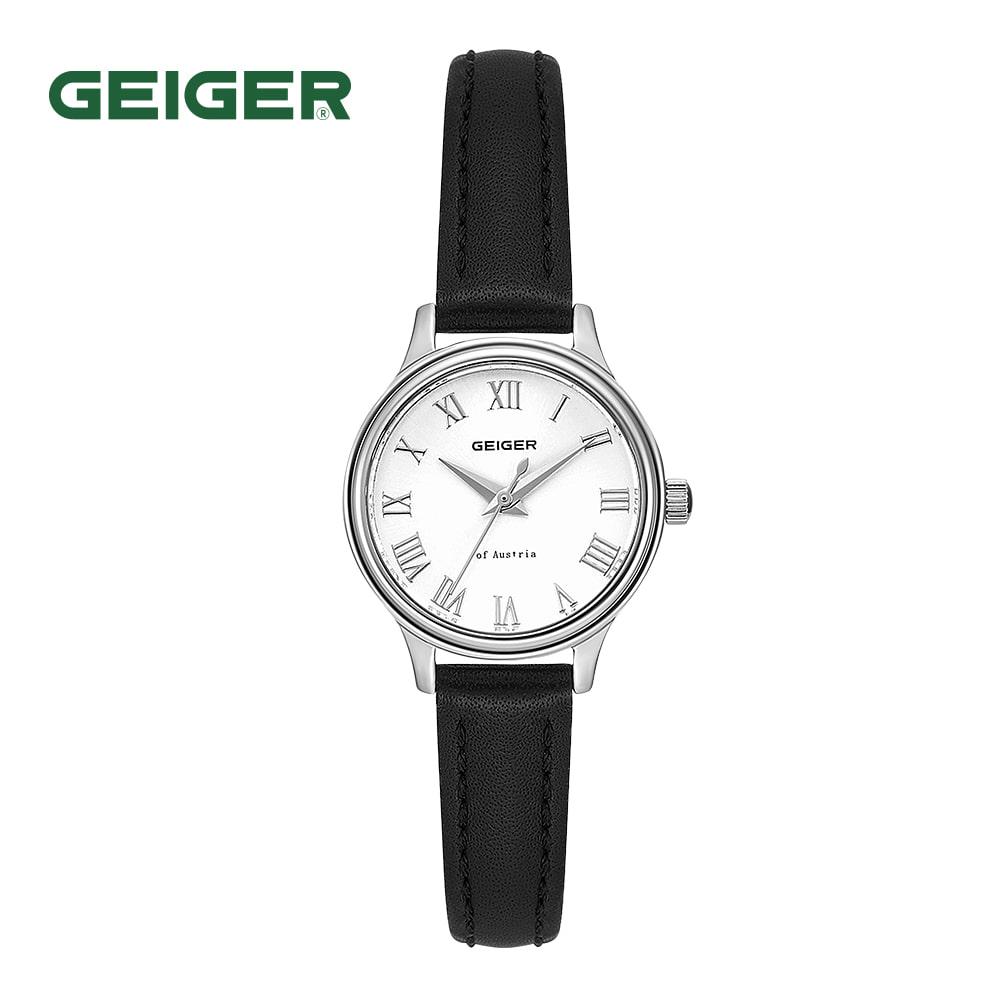 

Geiger GE1236WTBKL Женские кожаные часы с простым циферблатом 24 мм