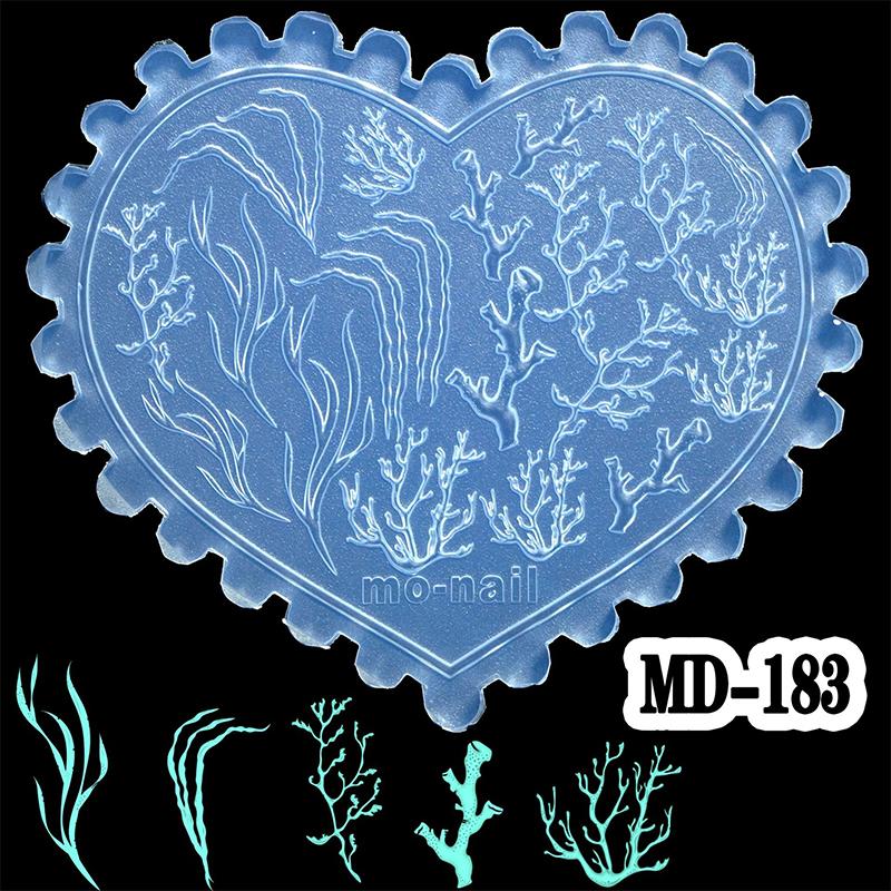 

1 шт. Морская тема Ракушка Золотая рыбка Морская звезда Вишня Клубника 3D Акриловая форма для ногтей Украшения для ногтей DIY Силиконовая форма для маникюра