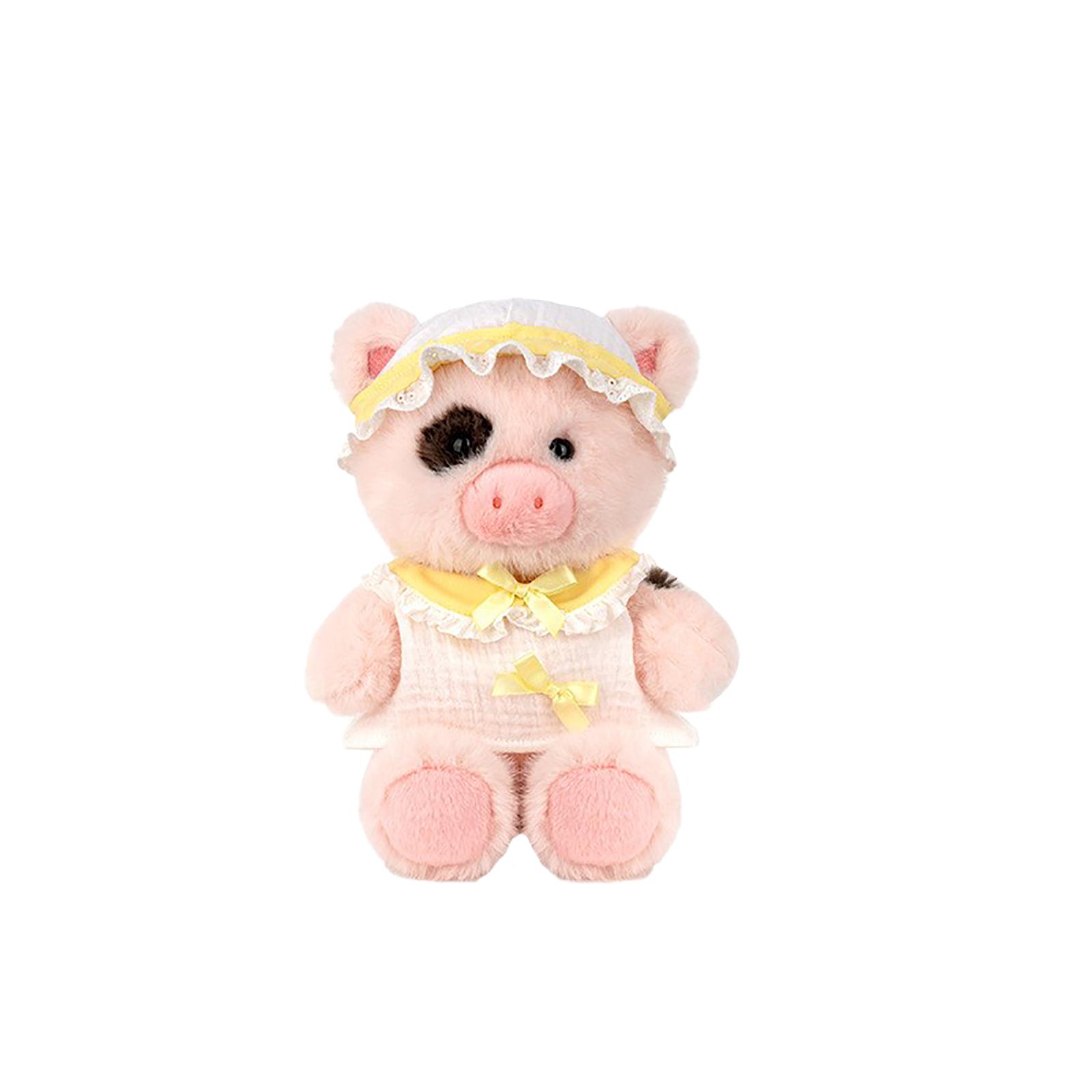 

Sweet Dream Lace Hat Puppy Plush Toy Bedside Doll Holiday Gift Sleeping Doll One Size