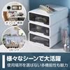 Set of 3 Stackable Drawer-Type Small Item Storage Boxes for Desk Organization, Letter Cases, and Stationery (Colorful)