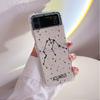 Twelve Constellations Luxury Case For Samsung Galaxy Z Flip 3 4 5G Funda Z Flip3 Clear PC Hard Shockproof Back Phone Coque