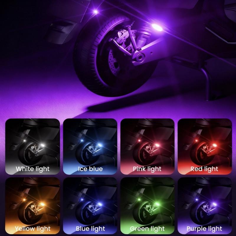 LED Warning Light Set with Wireless Remote For Personalization Waterproof Anti Vibration Strobe Light Easy Installation