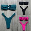 Micro Bikini Push Up Women Swimsuits 2025 Sexy Female Swimwear Brazilian Bikini Set Thong Biquini Swimming Suits Beachwear