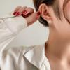 2024 Trendy Geometric Pearl Stud Earrings: Elegant, Unique Design for Women