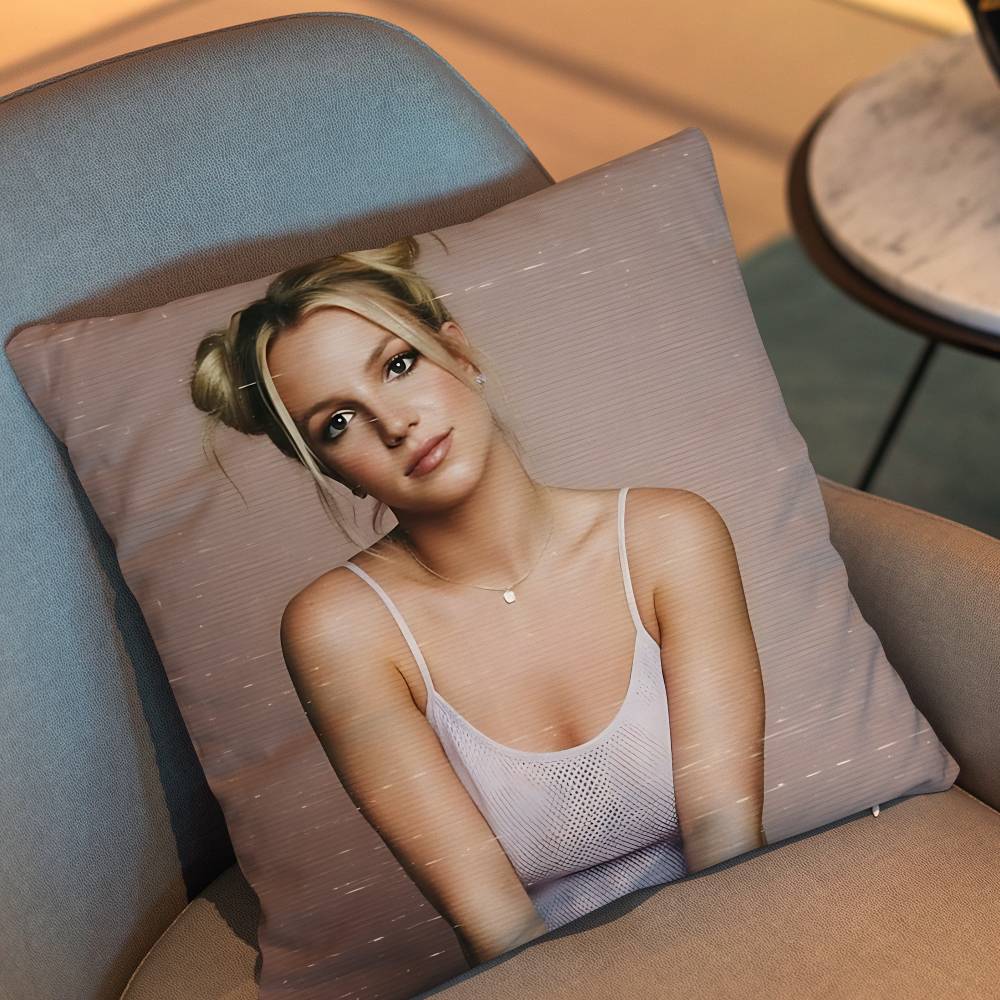 Toxic B Pop Britney Spears Cushion Cover Suitable For Sofa Car Bedroom Office Cushions Decorative Pillow Case