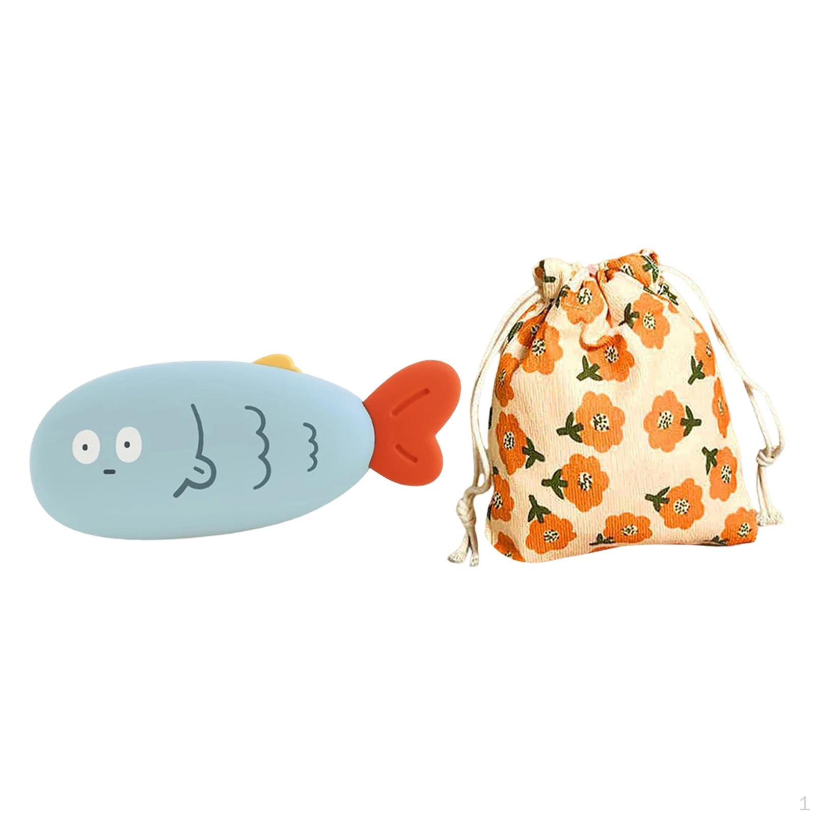 

Electric Hand Warmer Pocket Heater with Storage Bag Handwarmer Winter синий