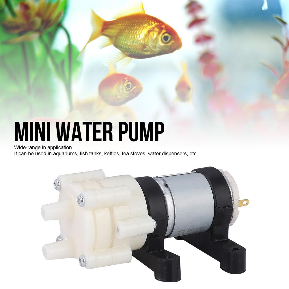 Mini Water Pump for Aquarium Fish Tanks DC 12V 1.5 2L Min Diaphragm Pump Accessories