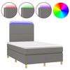 VidaXL Sommier à Lattes de Lit avec Matelas et LED, Lit Rembourré, Lit Double, Lit Adulte de Chambre à Coucher Intérieur, 3135342