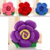 Bright Colors Rose Shape Flower Pillows Cushion Lumbar Decor For Sofa Bed And Chair