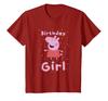 Peppa Pig Birthday Girl Pink Celebration Text T-Shirt