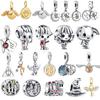 Past op Originele Hanger Bedels Armbanden & Armband Magische Hoed Serie Bedel Ketting Sieraden Dangle Mode Sieraden