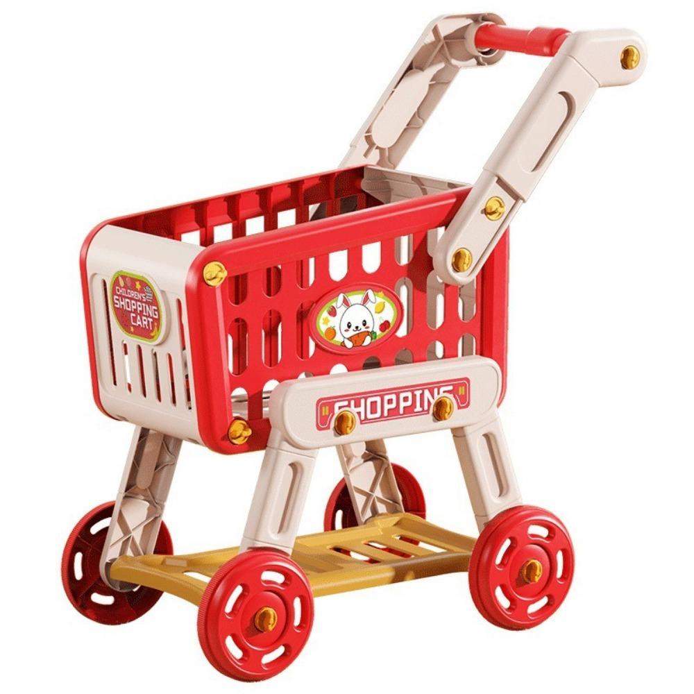 20PCS/Set Shopping Cart Toy Set Simulation Pretend Shopping Playset Toy  Boys Girls Gift