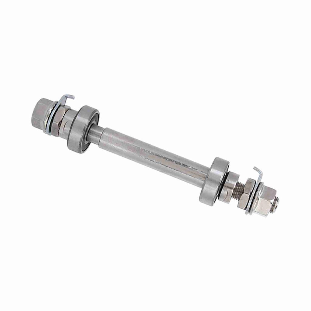 Durable Metal Bicycle Wheel Hub Axle Front Rear Solid Shaft Lever Bike Repair Tool Accessories