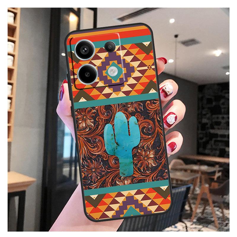 Western Cowgirl Cowboy Boho Aesthetic Case For Xiaomi Redmi Note 13 12 10 9 8 11 Pro 12S 11S 10S 9S Remdi 13C 9C 10C 12C Cover