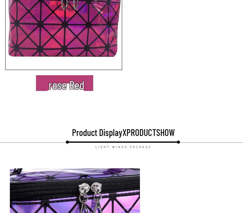 Korean Women's Waterproof 3D Laser Makeup & Toiletry Handbag