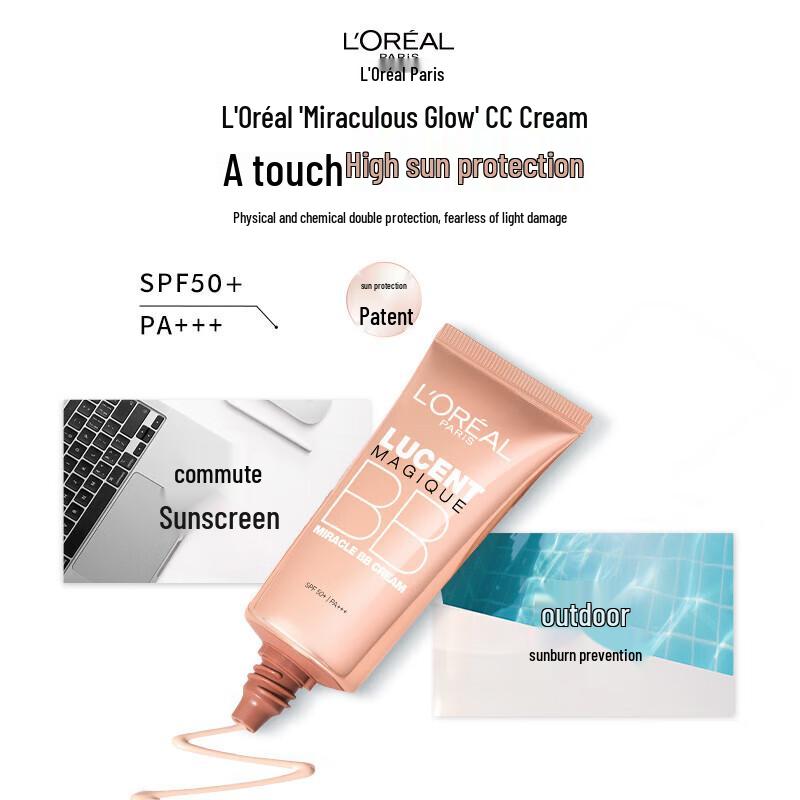 L'Oréal Różowy Rozjaśniający Perfekcyjny Krem BB