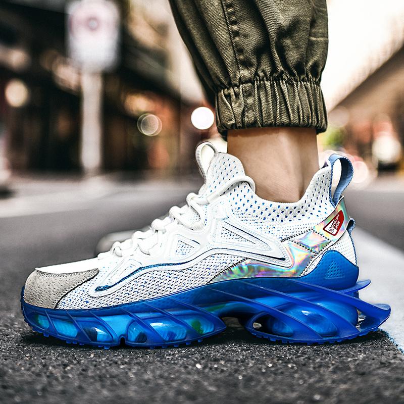 Herresko Joggesko Herre tenis Luksussko Herre casual Trainer Race Pustende mote loafers løpesko for menn