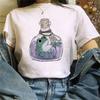 Damen T-Shirt Frühling Sommer Neu Cartoon Frosch Print Basic Rundhals T-Shirt Damen Street Wear Harajuku T-Shirt Kawaii Grafik T-