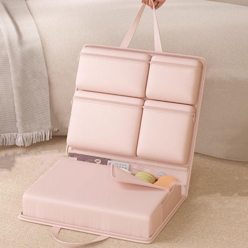 Multi Pockets Innerwear Separation Bag 7 in1 Foldable Trip Handbag  Travel Handbags