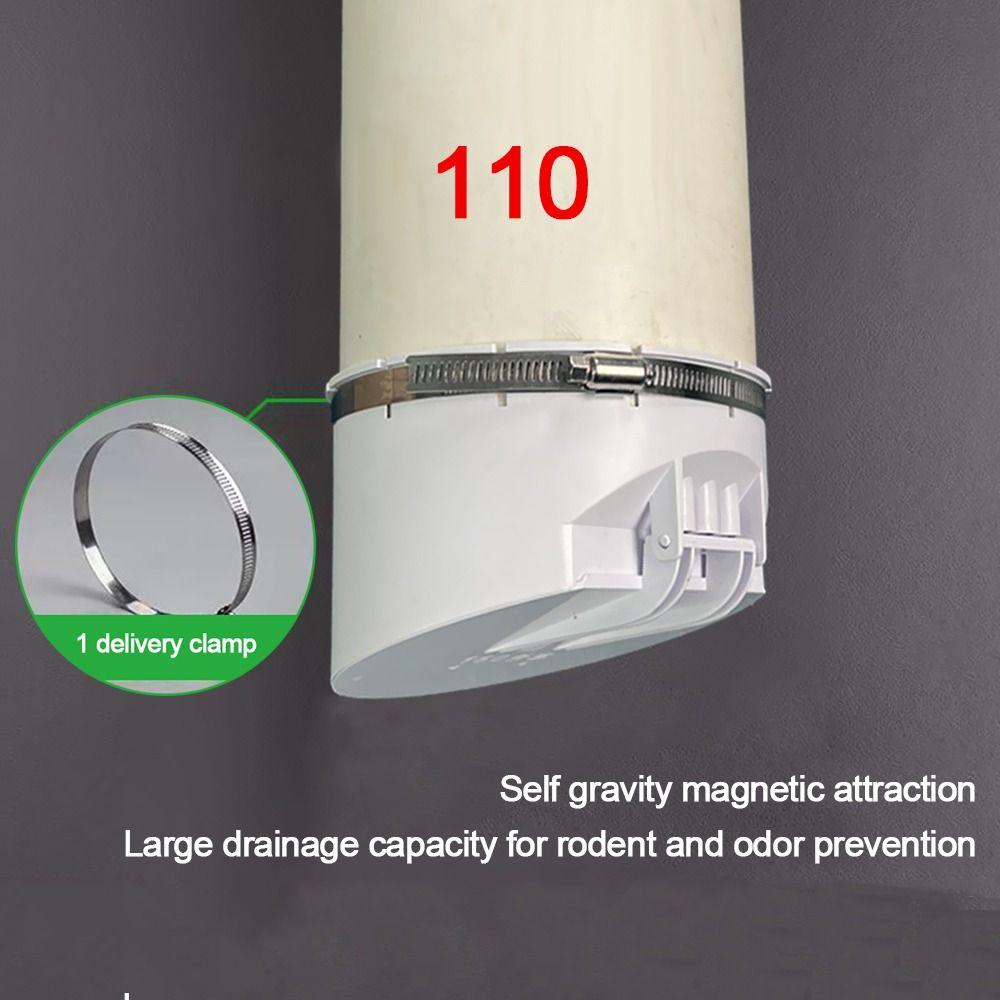 50-110mm Drainage Pipe Floor Drains Rain Pipe Cap  Outdoor Balcony Bathroom Accessory