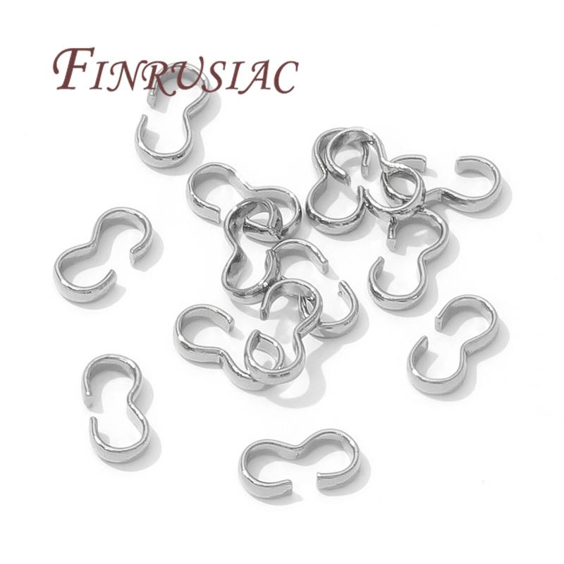 50-100Pcs 18K Gold Plated 3 Shape Clasps Connectors For Jewelry Making,Clasp For Bracelets Accessories DIY Jewelry Making