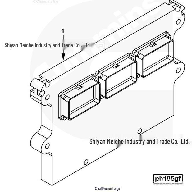 Electronic Control Module 4921776 for QSB5.9 Construction Machinery with Original Data