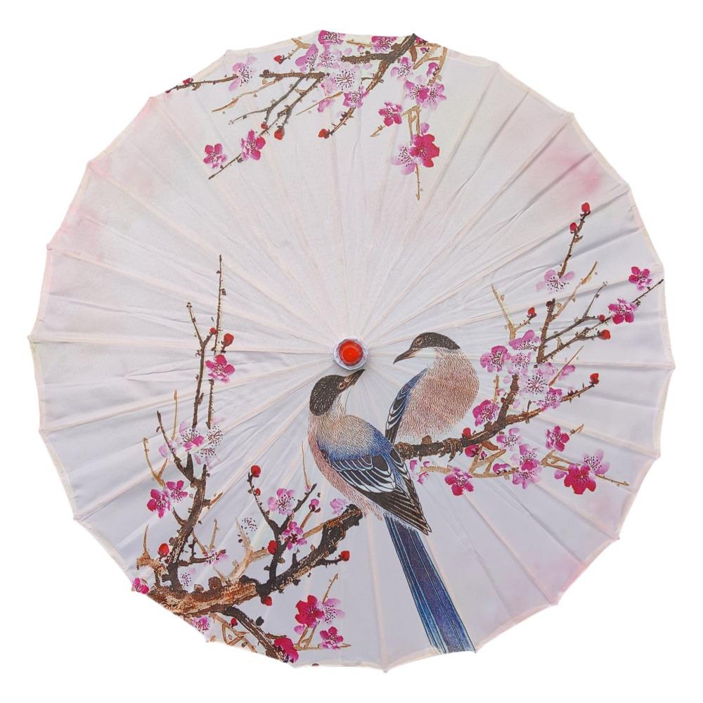 70 Cm Silk Cloth Women Umbrella Chinese Style Chinese Oil Paper Umbrella  Photograph Prop