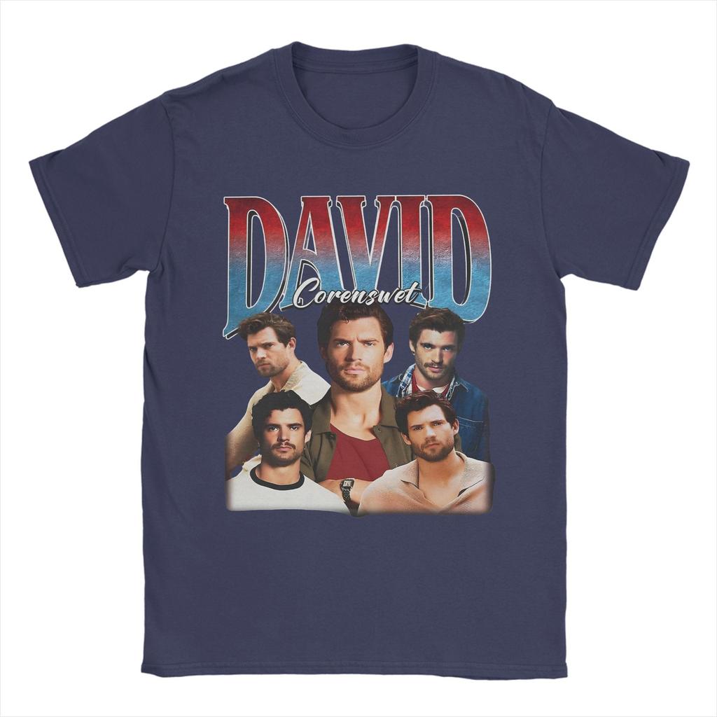 David Corenswet Collage T Shirts for Unisex Pure Cotton Leisure TShirts Round Neck  Tees Short Sleeve Clothing Gift Idea