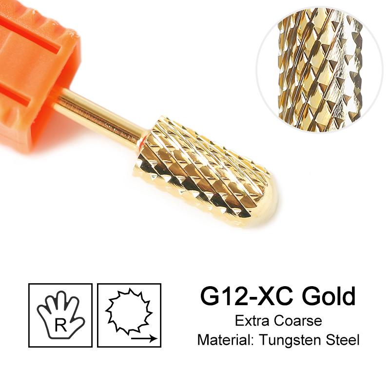 Tungsten Carbide Milling Cutter Nail Drill Bits For Electric Manicure Machine Pedicure Gold Silver Nails Files Accessories