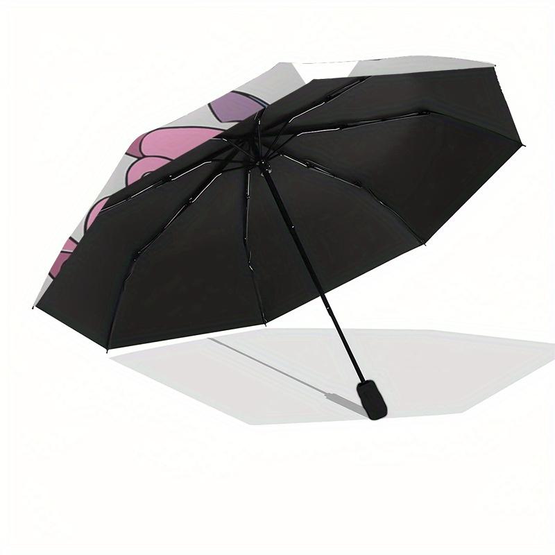 1pc Stitch,Lilo Automatic Folding Umbrella: Compact 8-Bone Design Cartoon Outdoor Travel Companion, Business Umbrella, Christmas Valentine's
