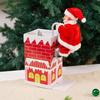 Electric Climbing Ladder with Santa Claus Christmas Decoration