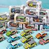 5Pcs Alloy Diecast Car Mini Cars Model Set Toys For Boys Sliding Inertia Pull Back Alloy Racing Car Collectibles Birthday Gift