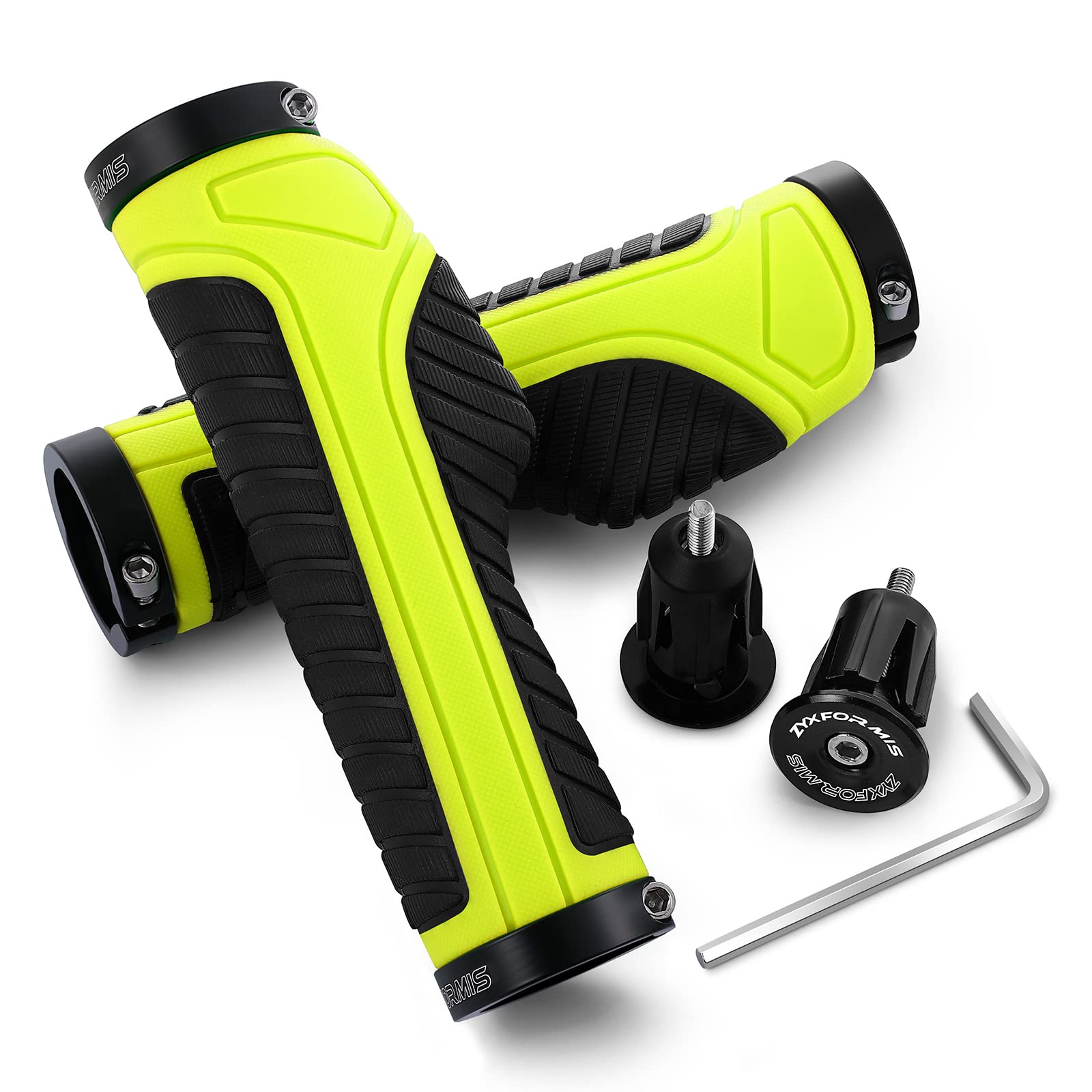 Bicycle Grip Ergonomic Handle Grip Ergo Grip Lock-on Type Grip 1 жёлтый
