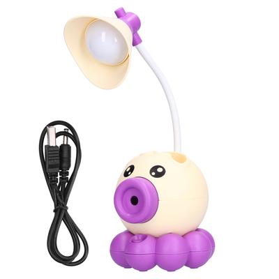 Lampka biurkowa LED w kształcie ośmiornicy, składana, wielofunkcyjna, ciepłe białe światło, ładowanie USB, urocza lampka biurkowa