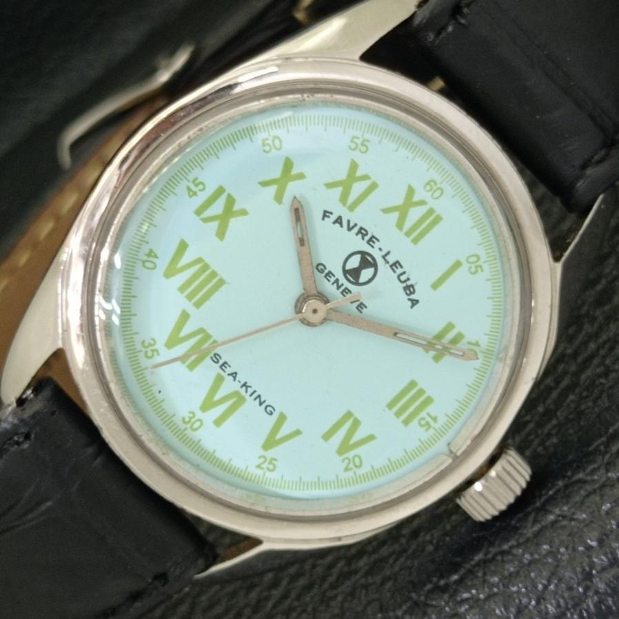 

SWISS FAVRE LEUBA GENEVE SEA KING MENS HAND-WINDING WATCH a430897-2 R104-a430897