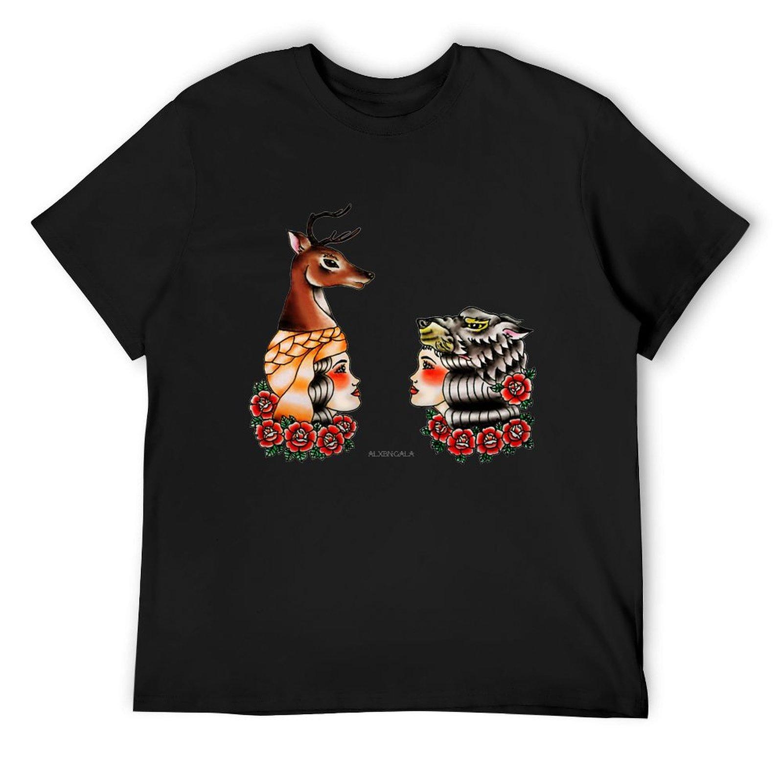 

Yaqui Lady s Heads T-Shirt summer tops anime tshirt blue archive man clothes Men s clothing 4XL