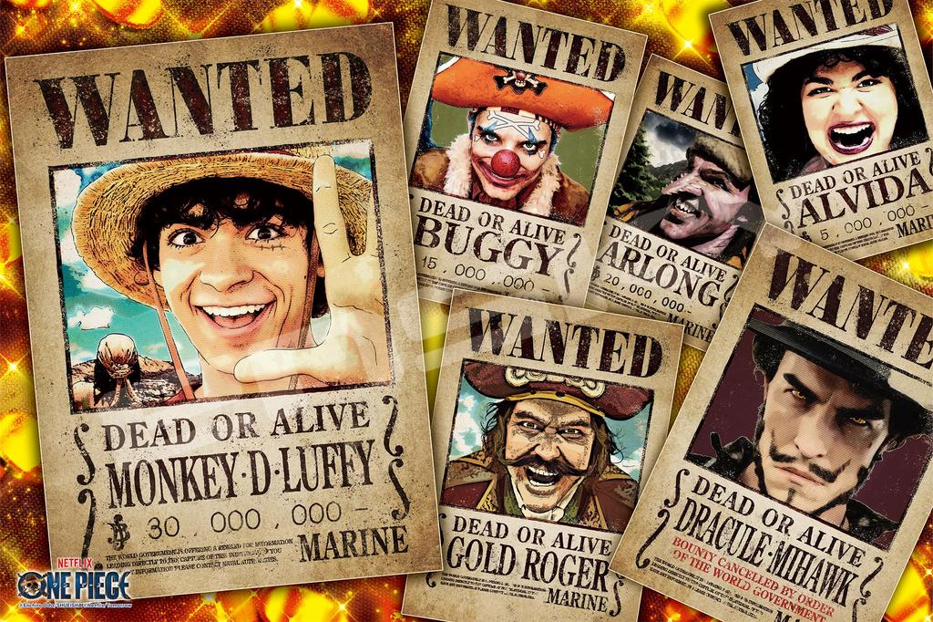 Ensky Netflix WANTED POSTER 50 X 75cm Jigsaw Puzzle 1000 Pieces JIGSAW PUZZLE (ENSKY) Live-Action 'ONE PIECE' 1000-593
